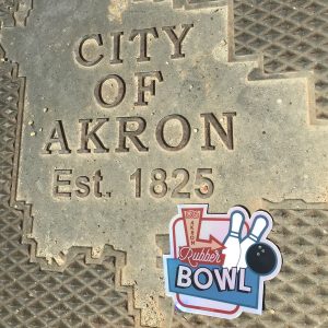 Akron Rubber Bowl Sticker